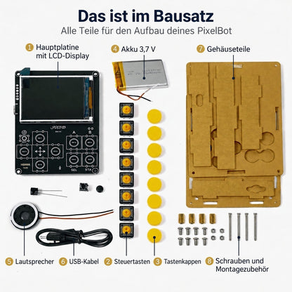 PixelBot AI – das ist im Bausatz