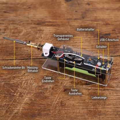 Elektro-Schraubendreher DIY – Aufbau und Bauteile