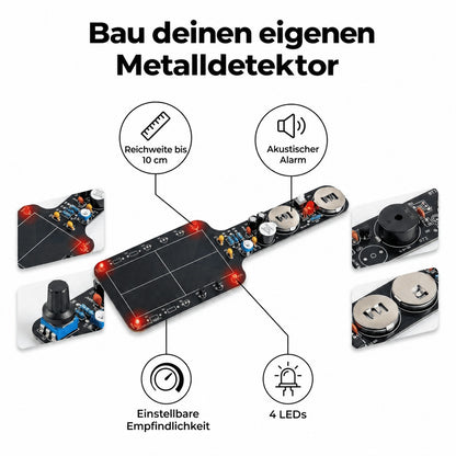 Metalldetektor DIY – Bau deinen eigenen Metalldetektor