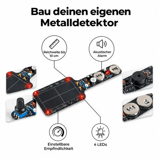 Metalldetektor DIY – Bau deinen eigenen Metalldetektor